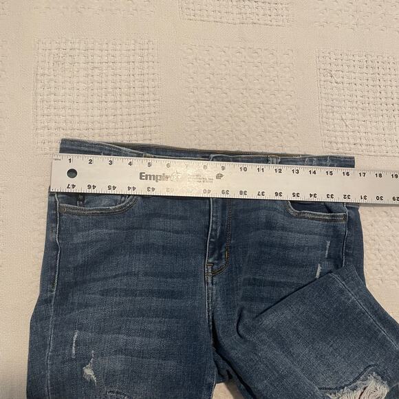 Judy Blue Los Angeles 11/30 skinny fit distressed buffalo plaid jean J2 7072 - Picture 2 of 14